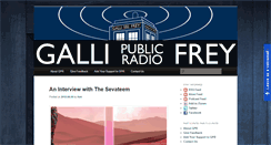 Desktop Screenshot of gallifreypublicradio.com